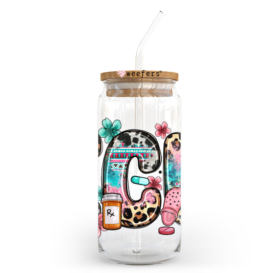 ICU 20oz Libbey Glass Can UV DTF or Sublimation Wrap - Decal Transfer Weefers