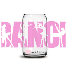 Load image into Gallery viewer, a glass jar with the words ranch on it

