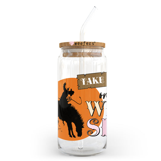 Take a Ride on the Wild Side 20oz Libbey Glass Can UV DTF or Sublimation Wrap - Decal Transfer Weefers