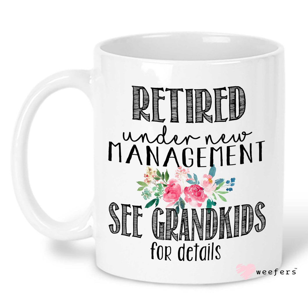 Funny Retirement Mug for Retired Grandma Weefers