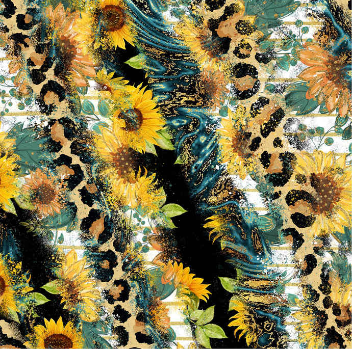 Pattern Adhesive Vinyl - Leopard Sunflower (VS00010) Weefers