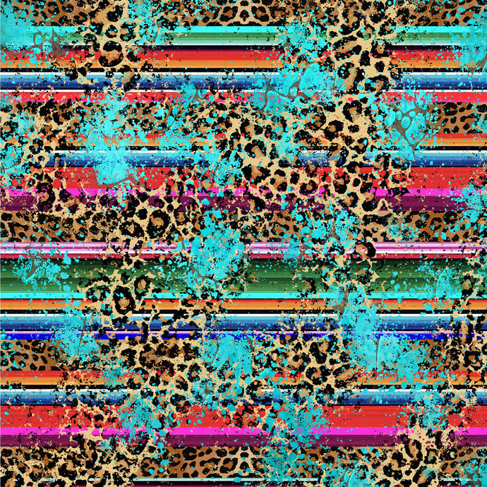 Pattern Adhesive Vinyl - Serape Cheetah (VS00007) Weefers